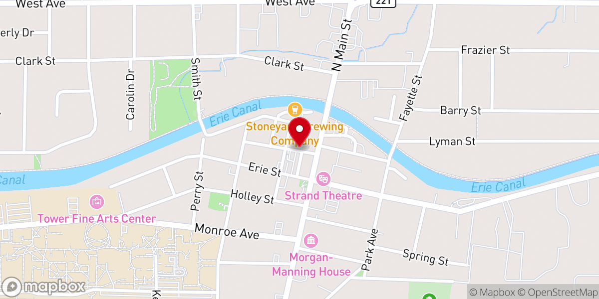 Map showing location of King Street Christian Center