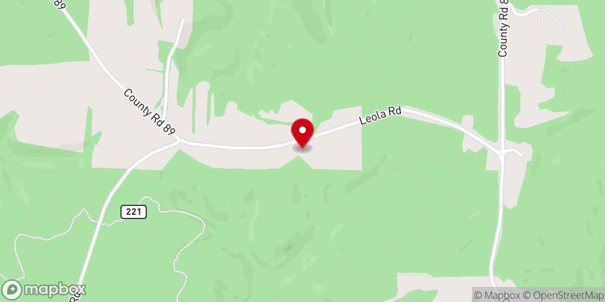Map showing location of Lindsey Hall Church