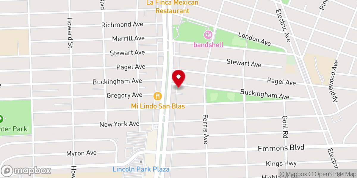 Map showing location of Downriver Christian Center Church
