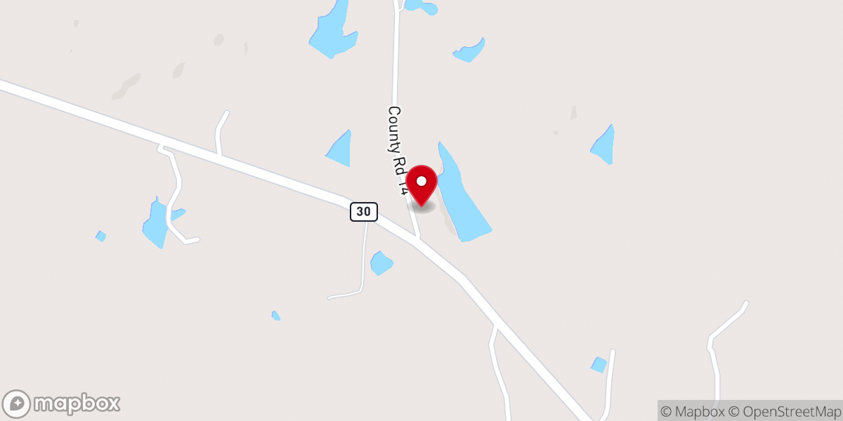 Map showing location of Enterprise Church of Christ