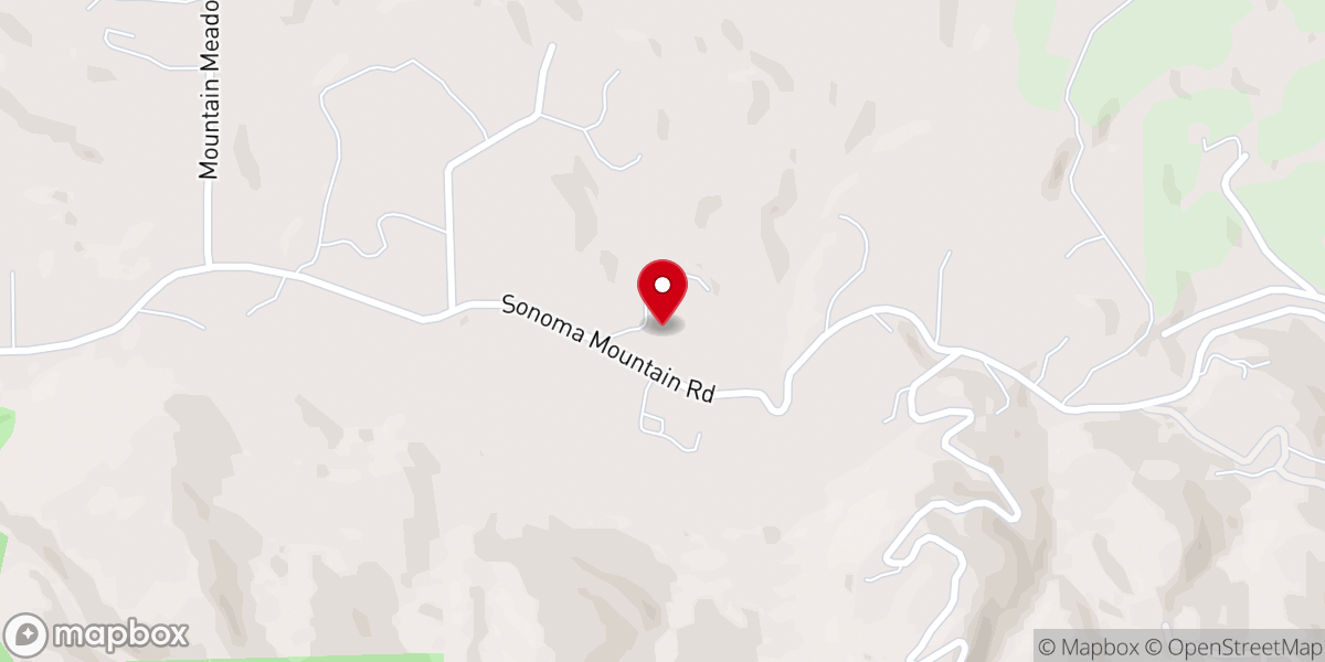 Map showing location of The Monastery Project