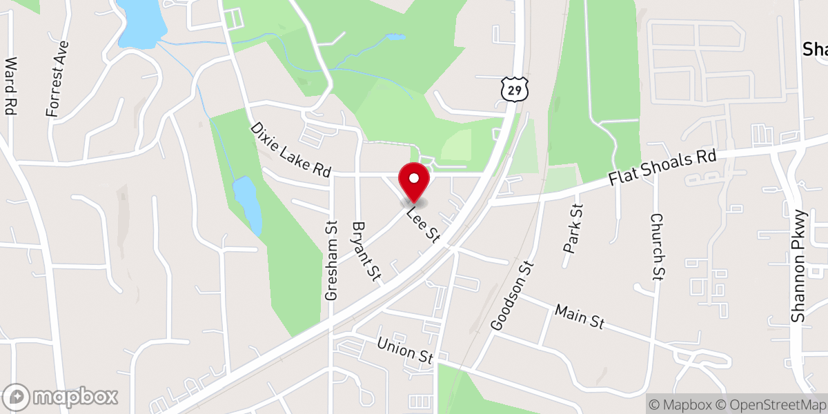 Map showing location of Bible Church of God