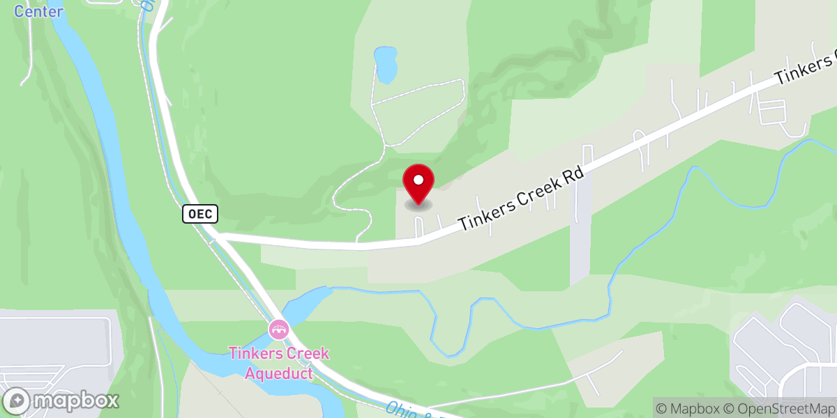 Map showing location of Valley View Village Church