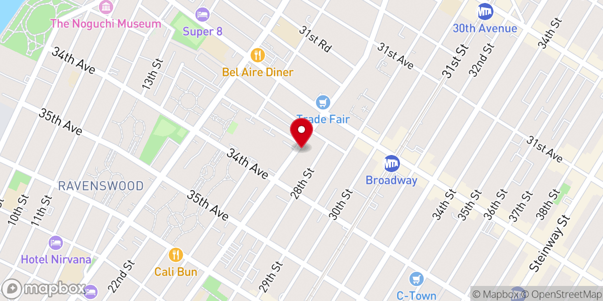 Map showing location of Congregation Sons of Israel