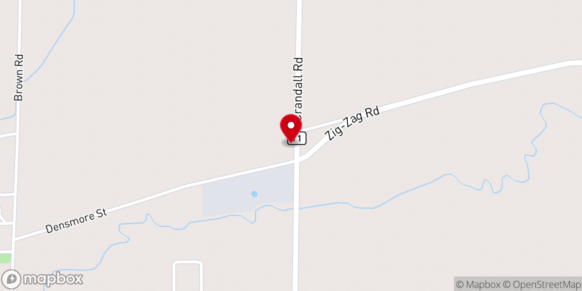 Map showing location of Shiloh Judgement Free Church