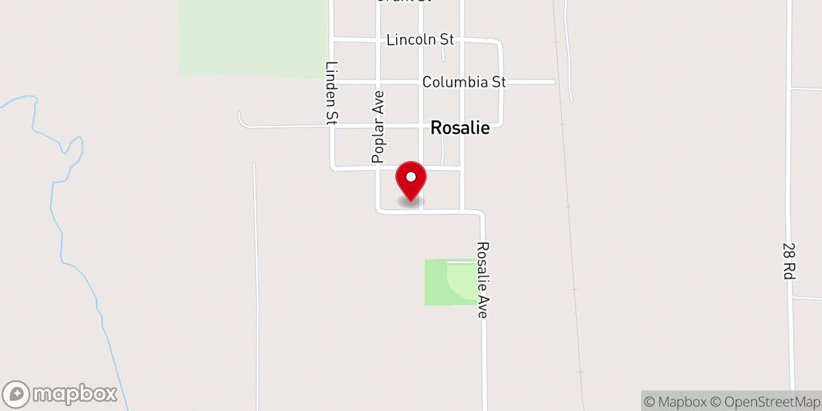 Map showing location of Immanuel Evangelical Lutheran Church