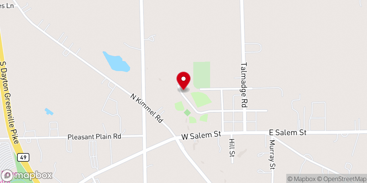 Map showing location of Clayton Park