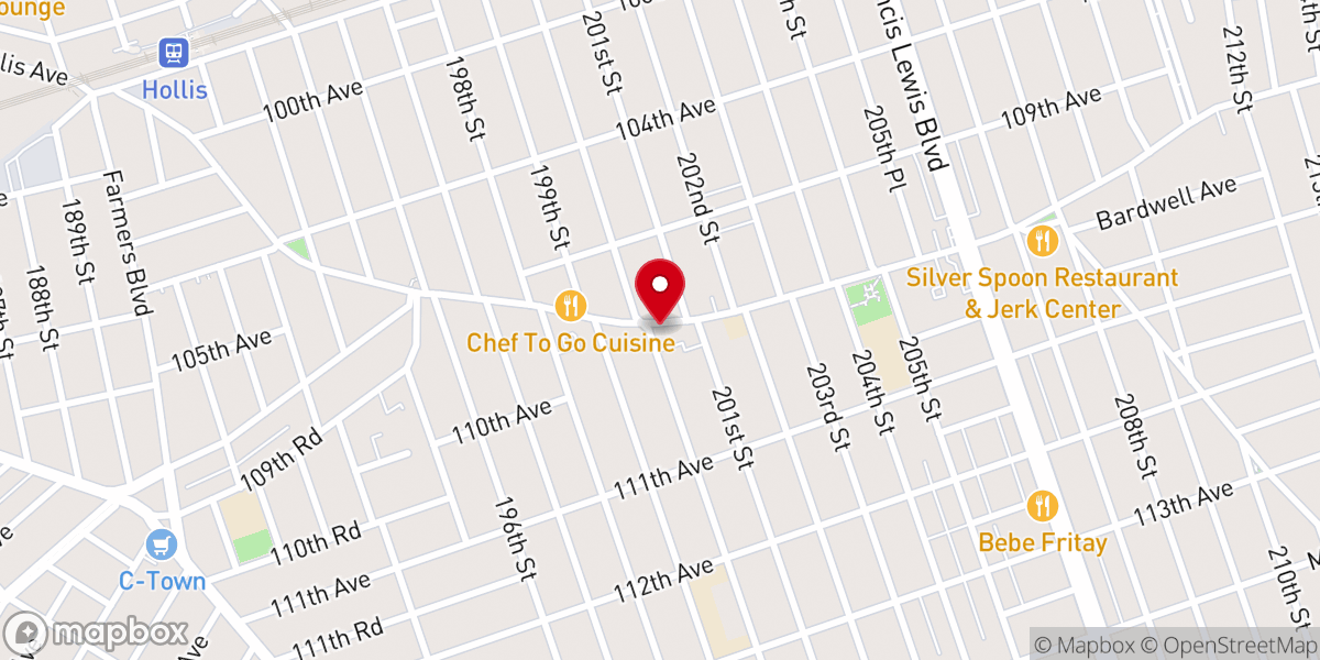 Map showing location of II Second Change Deliverance Church