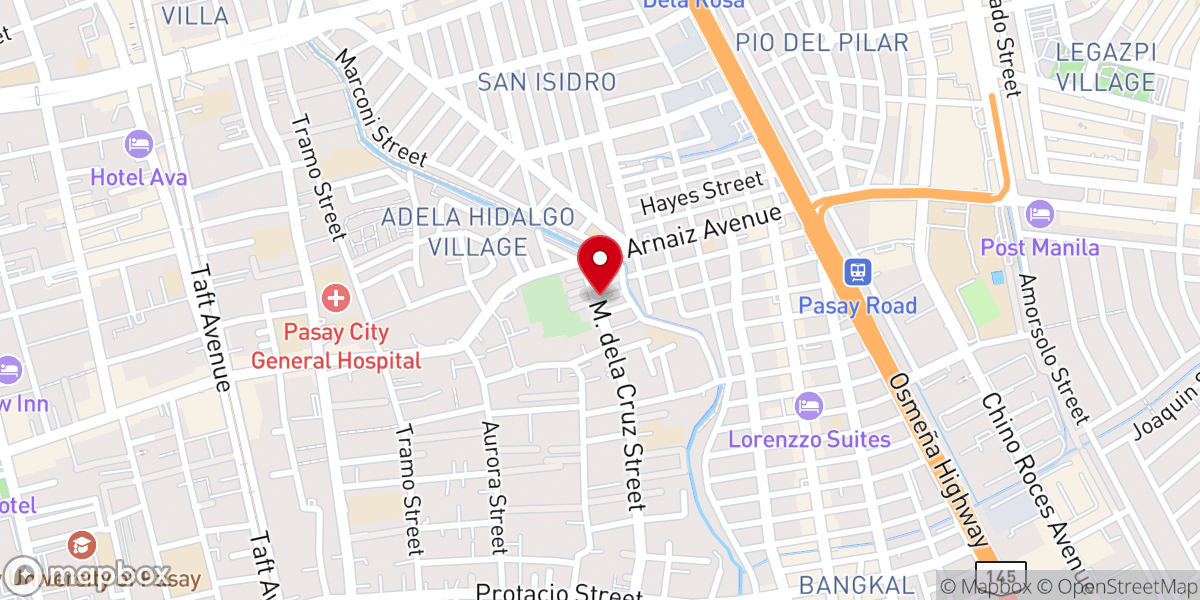 Map showing location of Iglesia Ni Cristo - Sentro ng Purok 3/Dako ng PNK (Estrella 1)