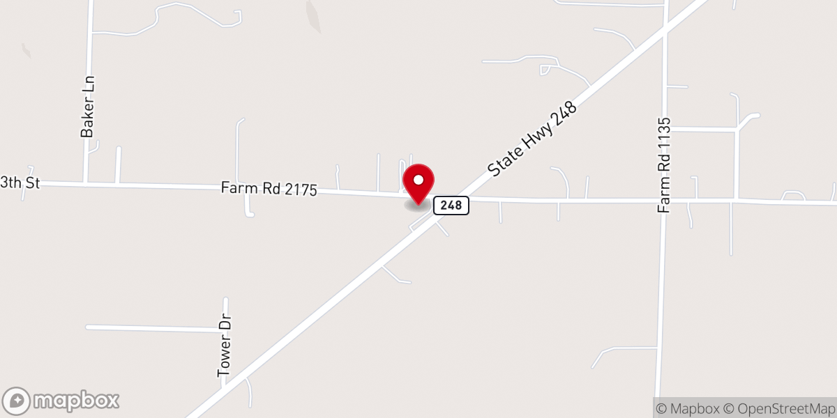 Map showing location of Community Faith Chapel
