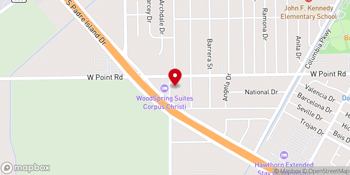 Map showing location of Friendship Baptist Church
