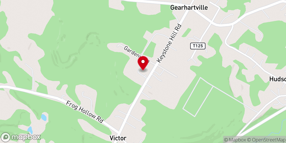 Map showing location of gFree Church
