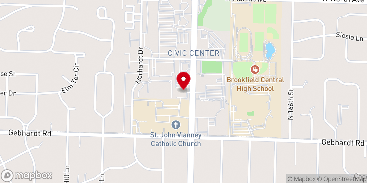 Map showing location of Ritter-Larsen Brothers Chapel