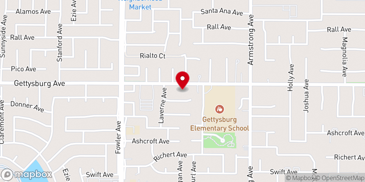 Map showing location of Lord of Life Lutheran Church