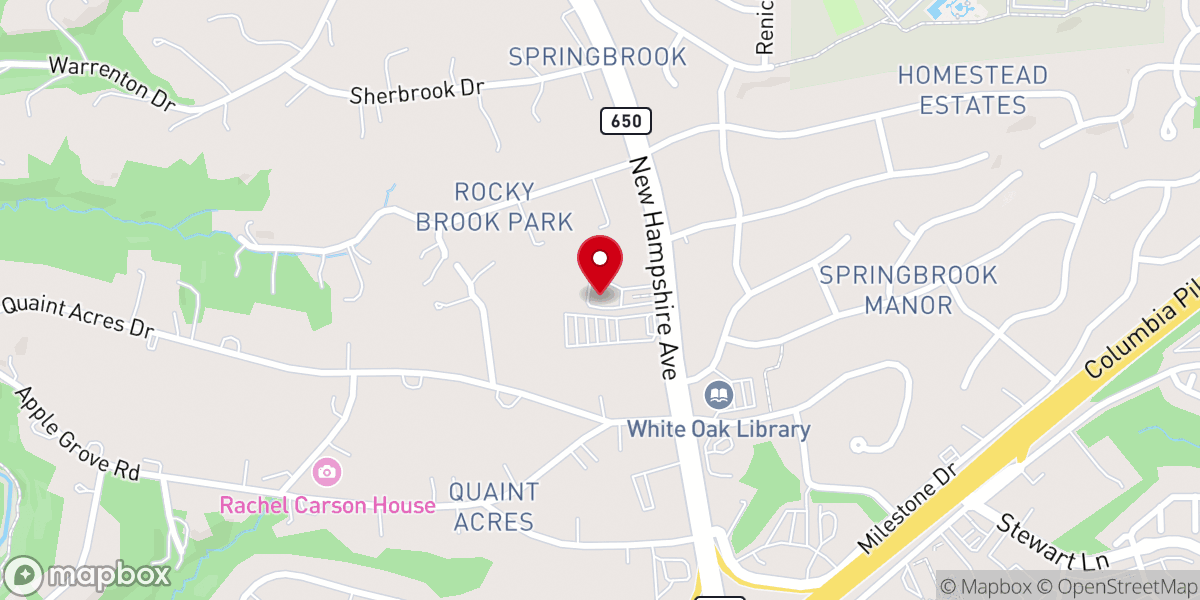 Map showing location of Our Lady of Vietnam Parish