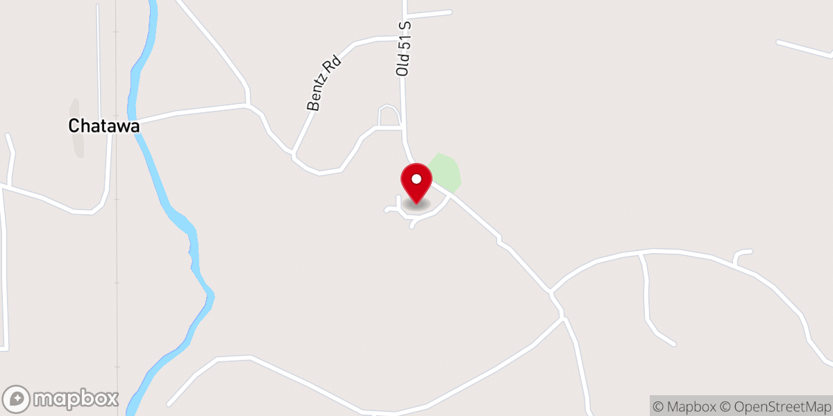 Map showing location of Our Lady of Hope Catholic Retreat Center