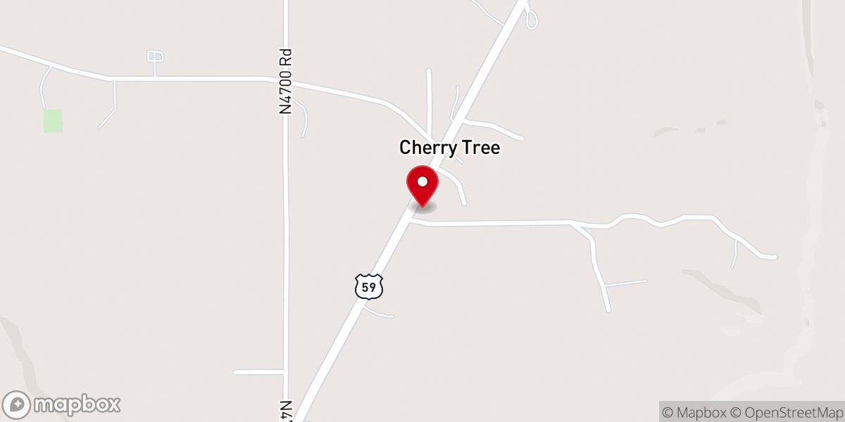 Map showing location of Noel Chapel Church of Christ