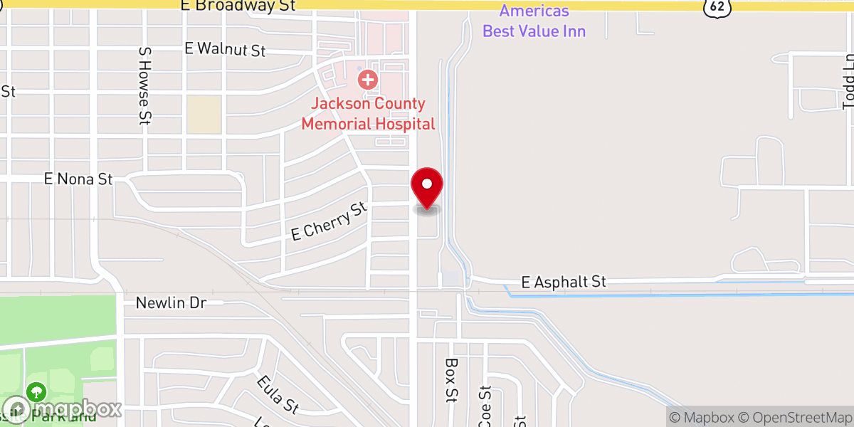 Map showing location of Grace United Methodist Church