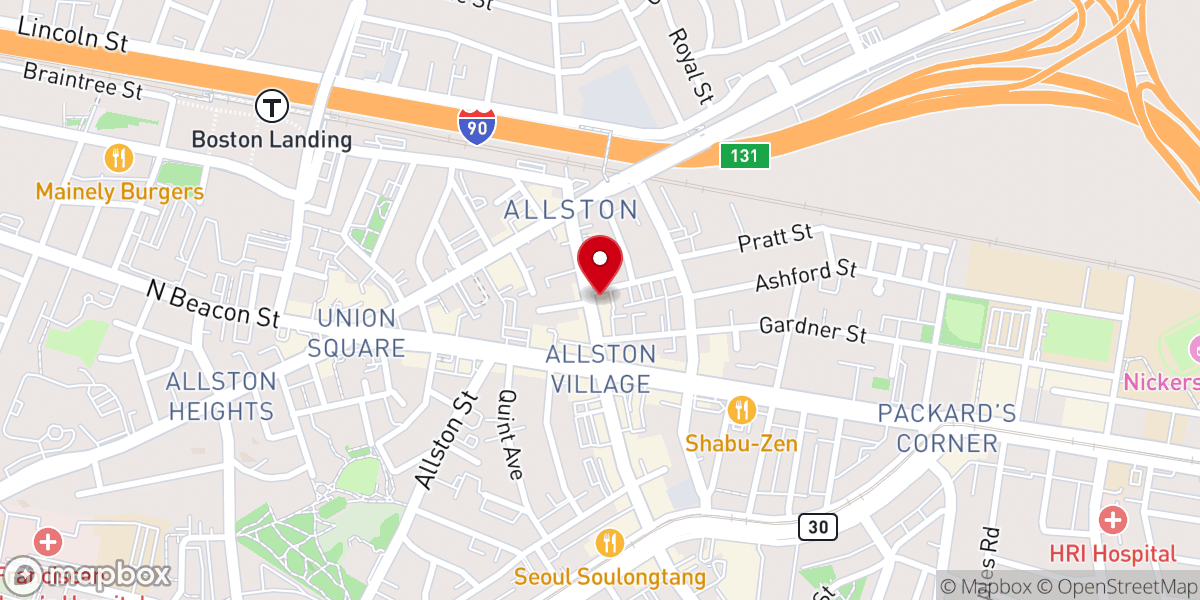 Map showing location of Holy Rock Ministries