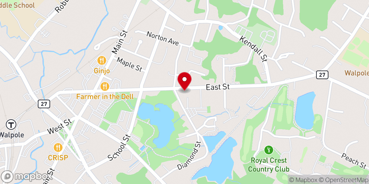 Map showing location of Matthew 13 Catholic Collaborative