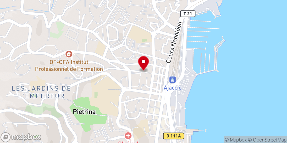 Map showing location of Paroisse Saint-Antoine de Padoue