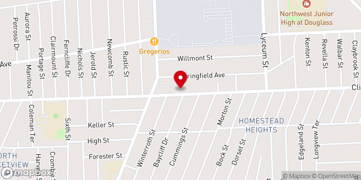 Map showing location of Emmanuel Missionary Baptist