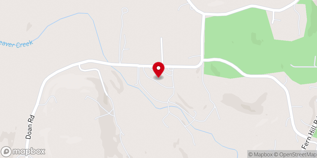 Map showing location of In The Pines Ministry