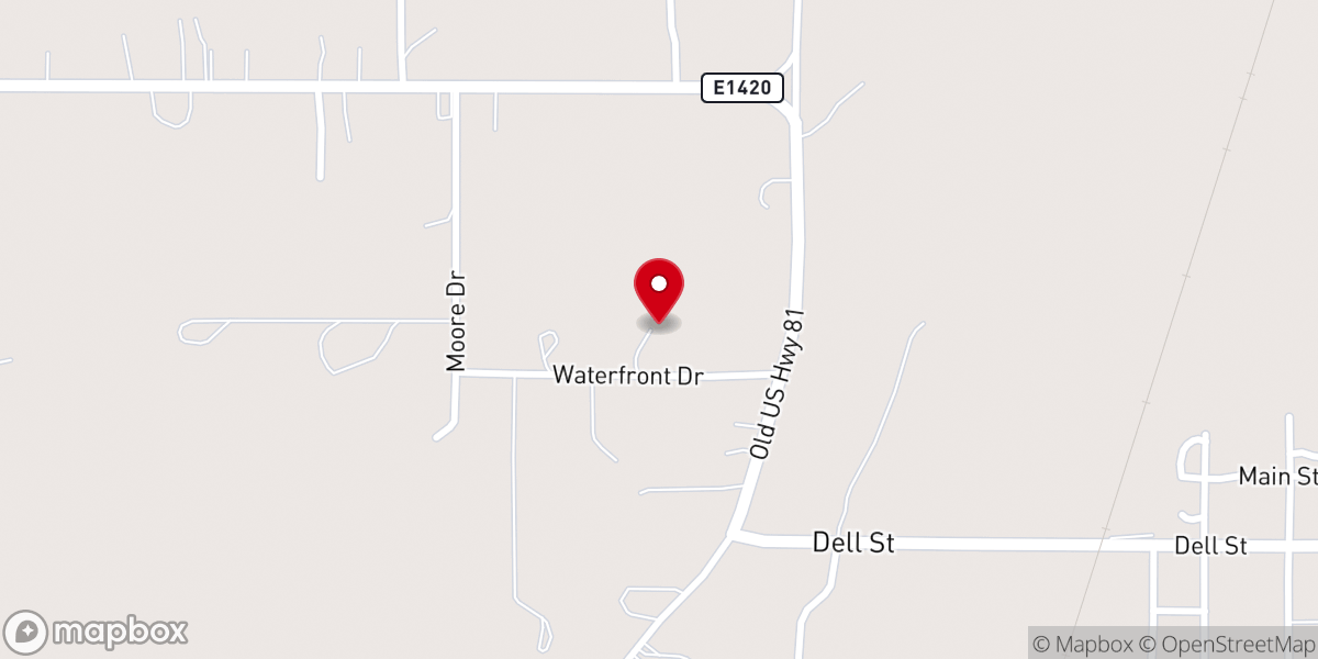 Map showing location of New beginnings church