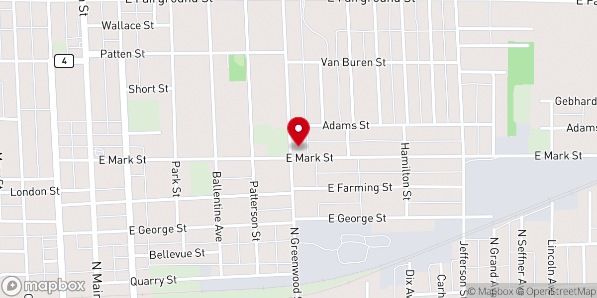 Map showing location of Shield of Faith Church