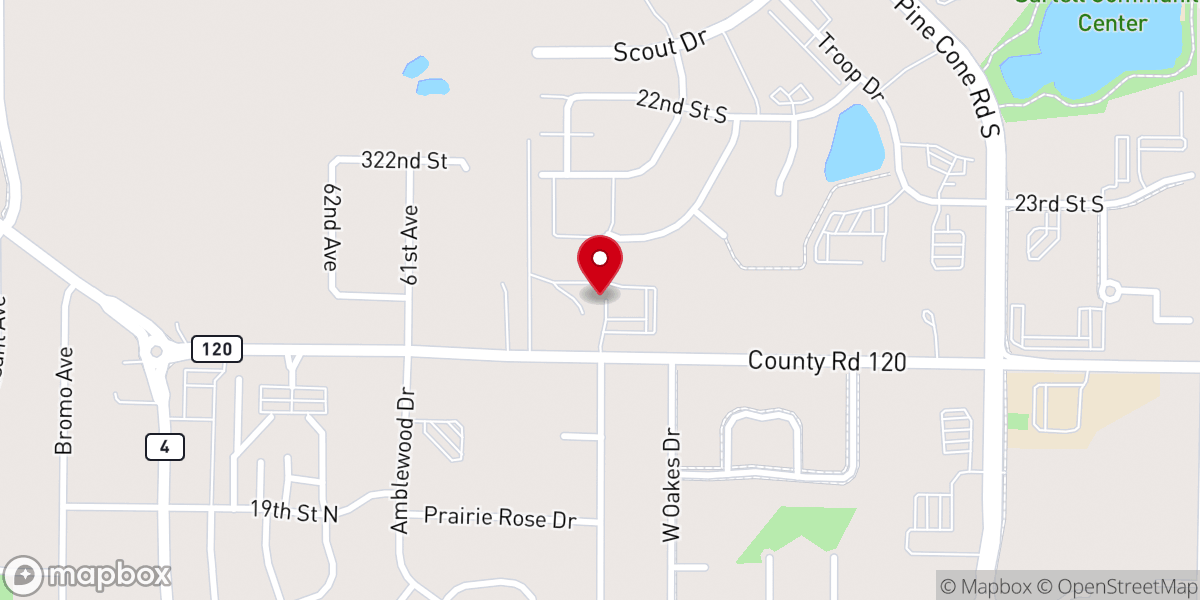 Map showing location of Relevant Life Church