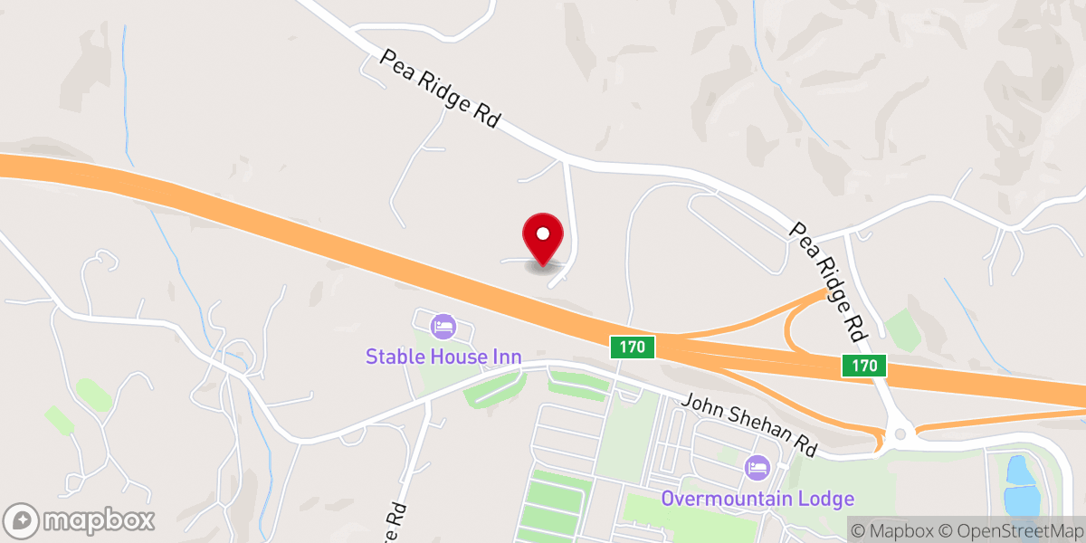 Map showing location of New Zion CME Church