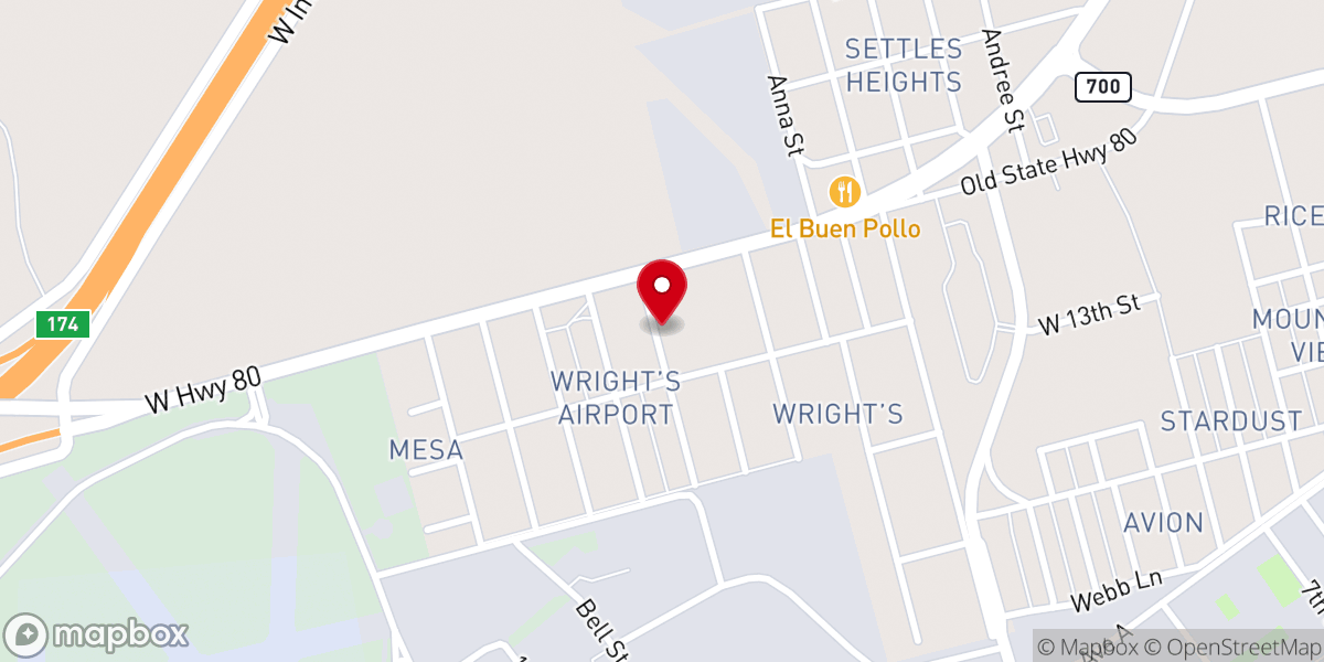 Map showing location of Spring Tabernacle Church