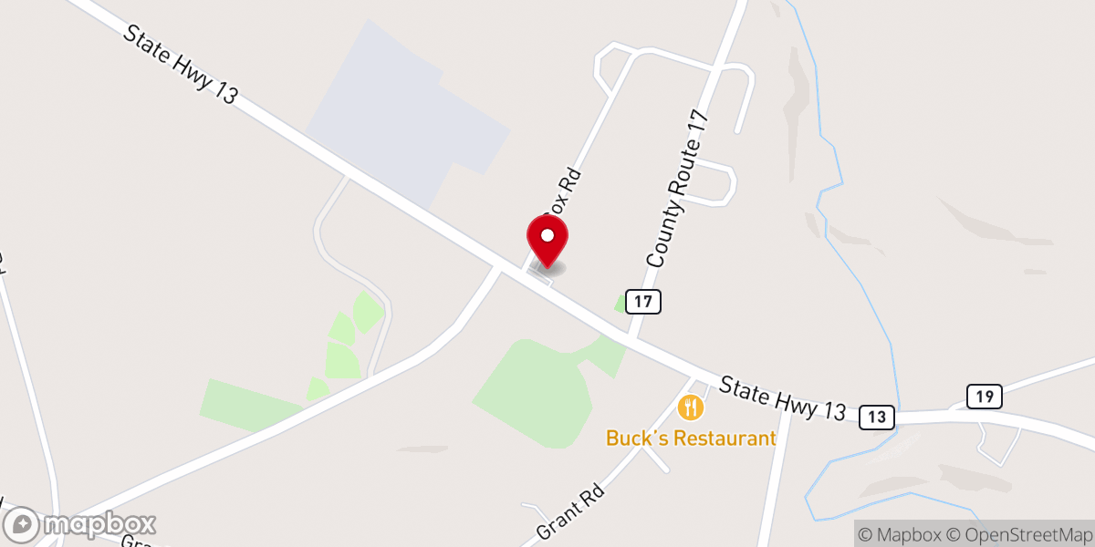 Map showing location of Family Dollar