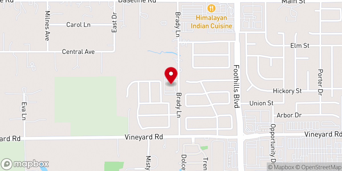 Map showing location of The Father's House Church