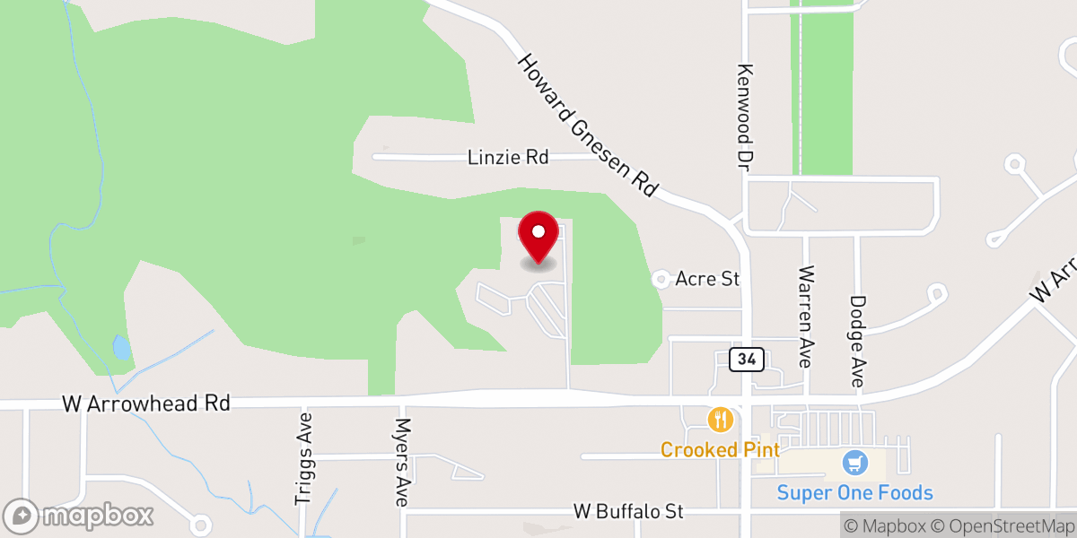 Map showing location of Fruit of the Vine Community Food Shelf - Duluth - Food Distribution Center