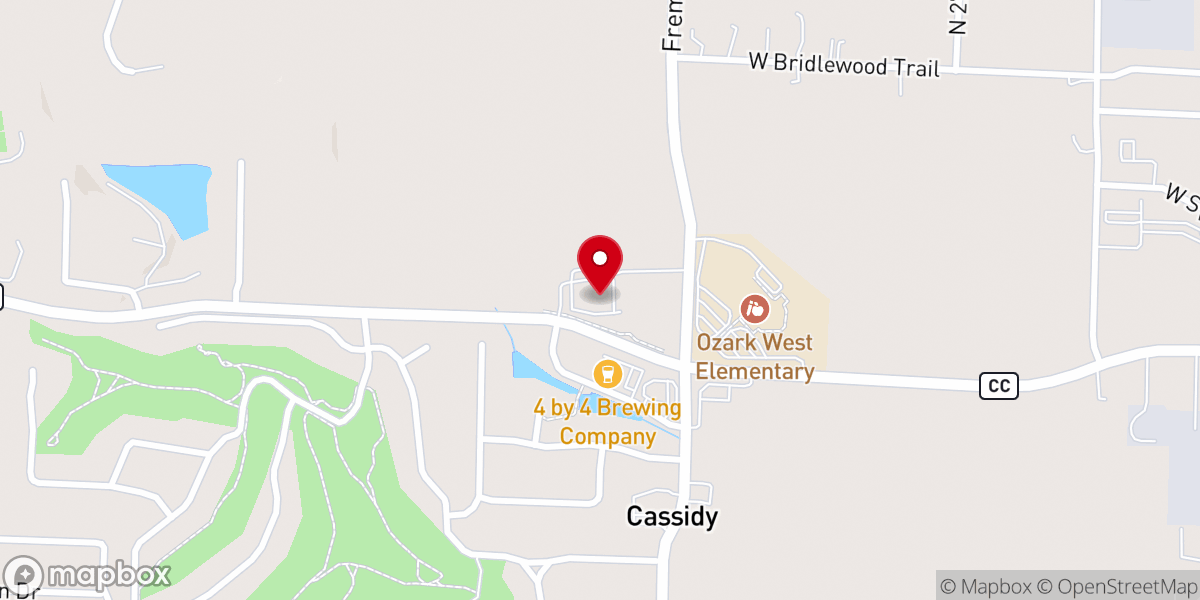Map showing location of Sonrise Baptist Church