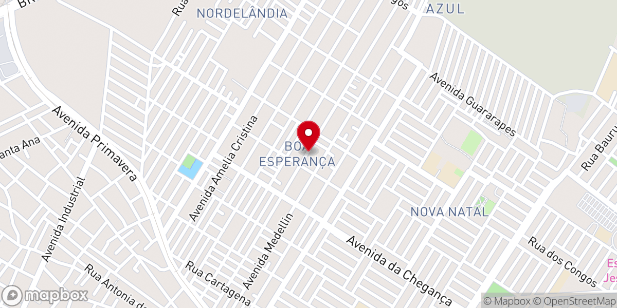 Map showing location of IGREJA EVANGÉLICA FÉ CRISTÃ DE NOVA NATAL
