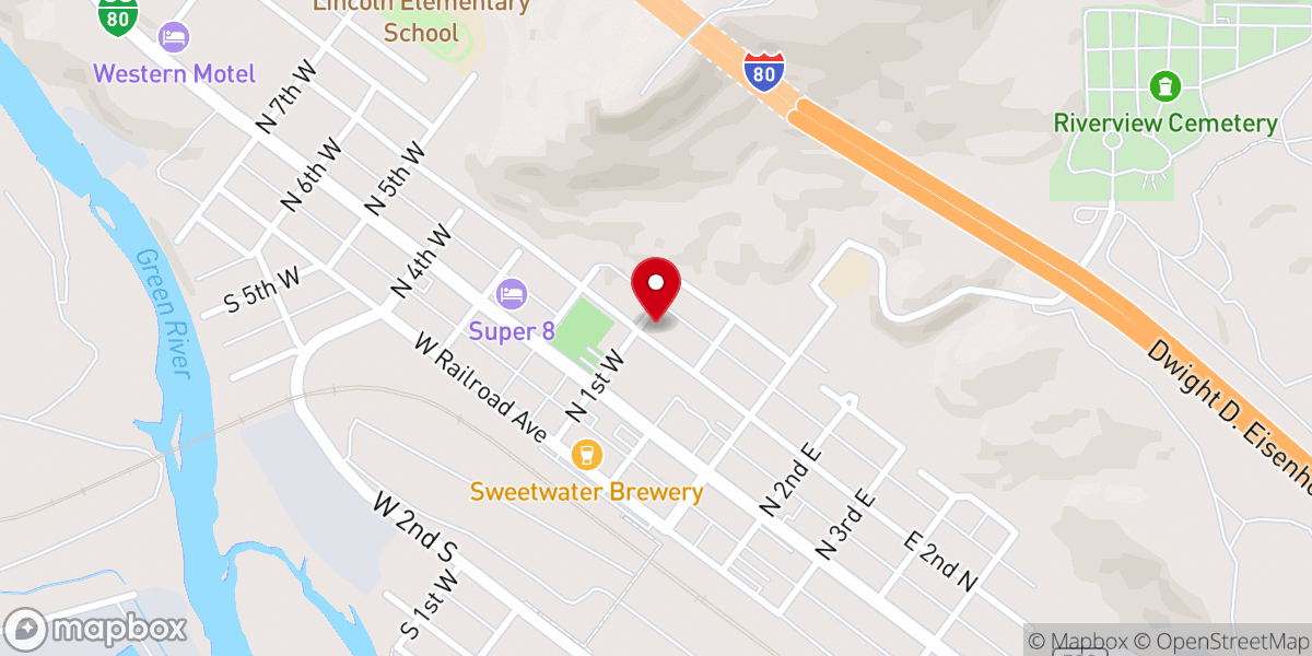 Map showing location of Casa de Oración / House of Prayer
