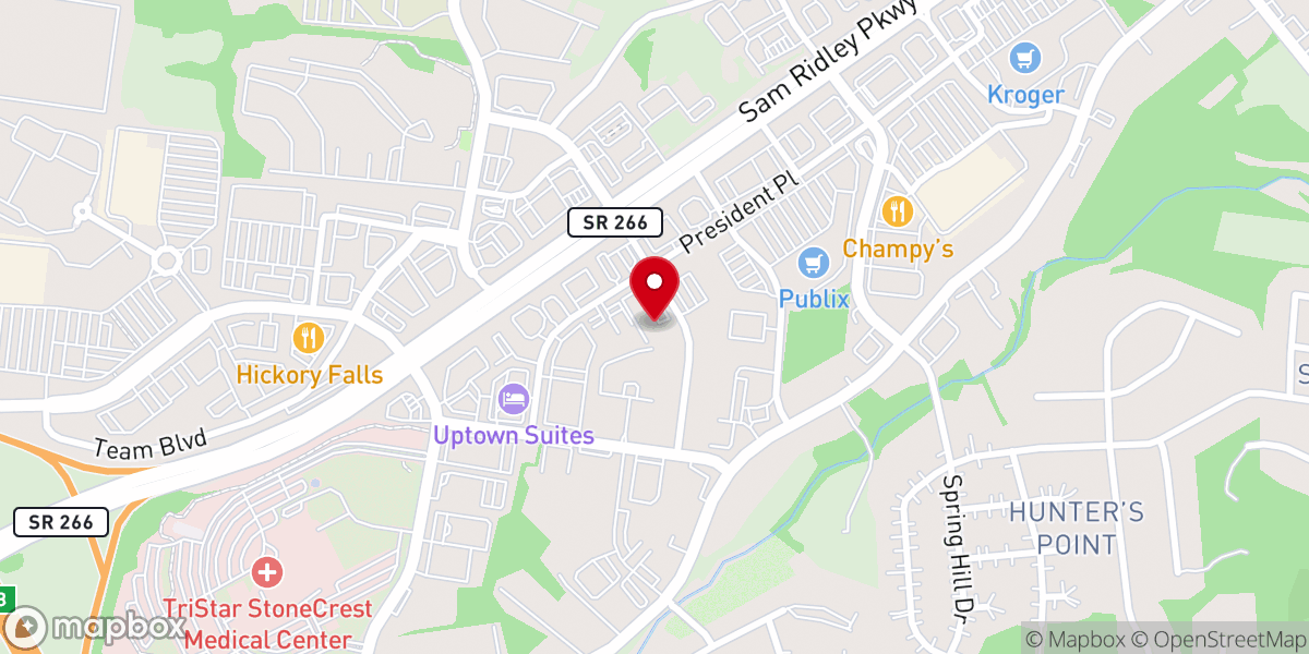 Map showing location of Mosaico Church (Iglesia)