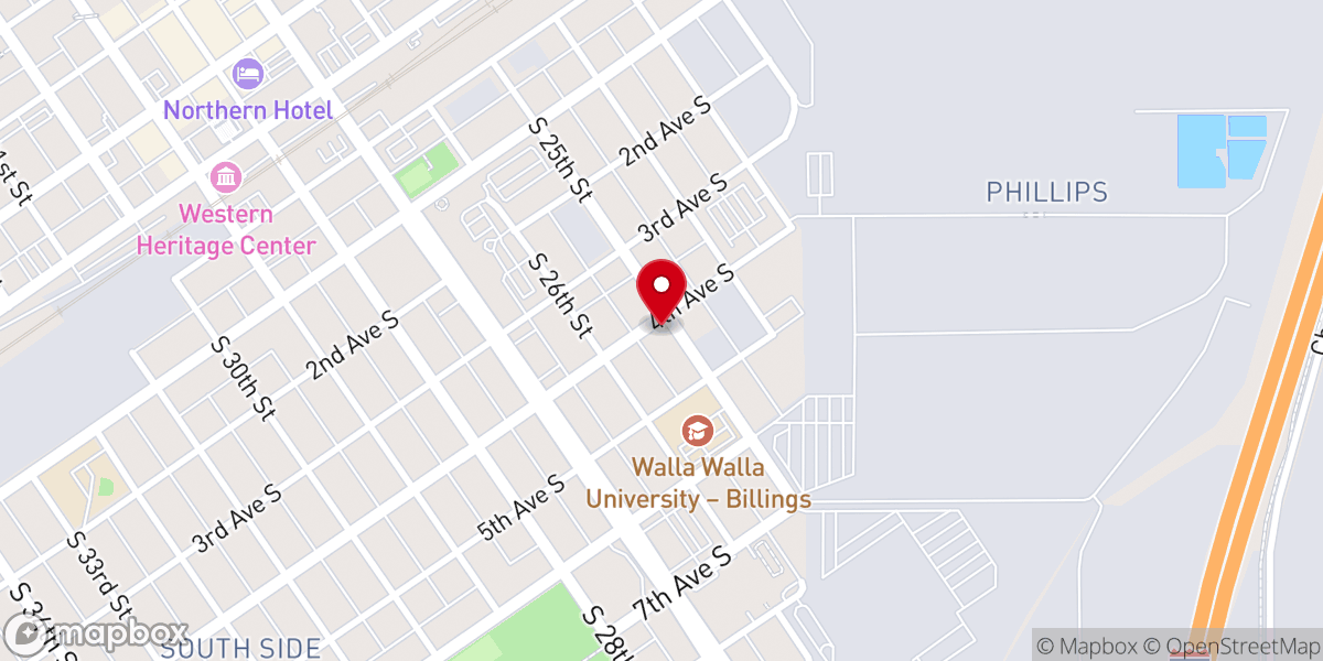 Map showing location of Wayman Chapel Ame Church
