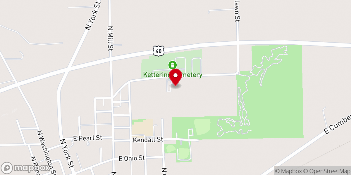 Map showing location of Martinsville Bible Church