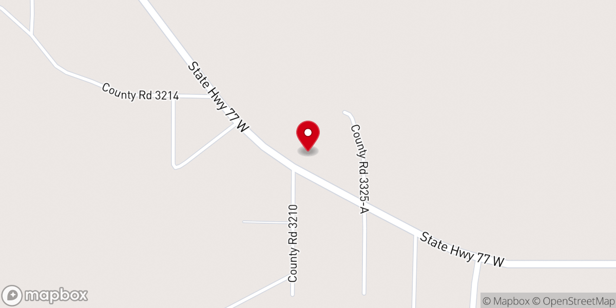 Map showing location of Piney Grove Baptist Church