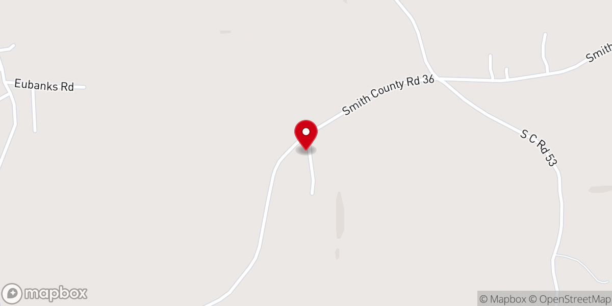 Map showing location of Mount Zion Church