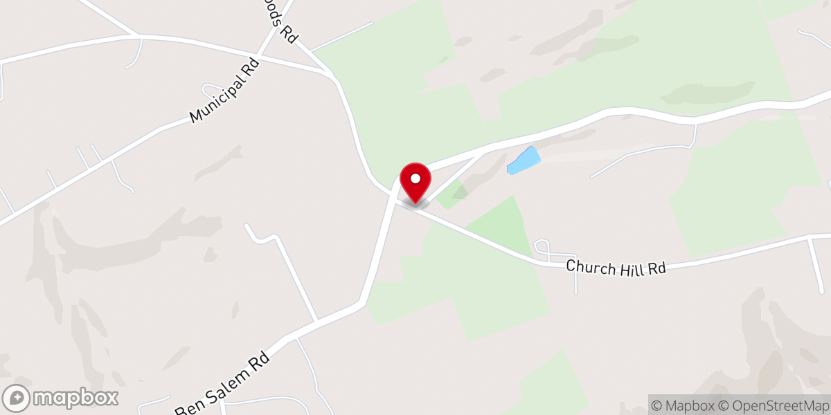 Map showing location of Ben Salem Ucc Social Hall