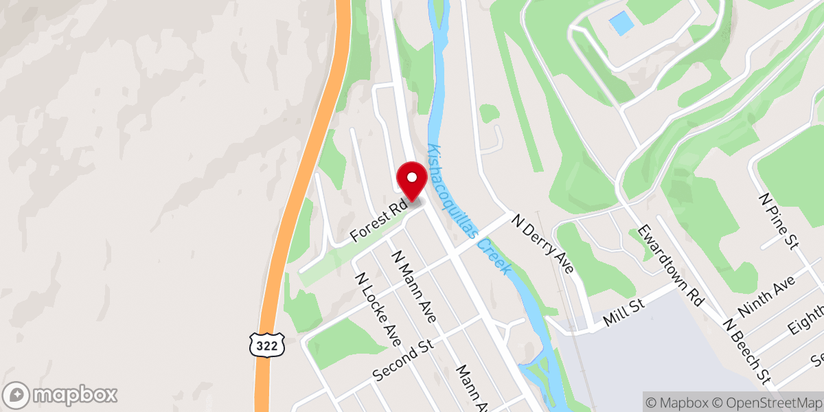 Map showing location of Holy Communion Lutheran Church
