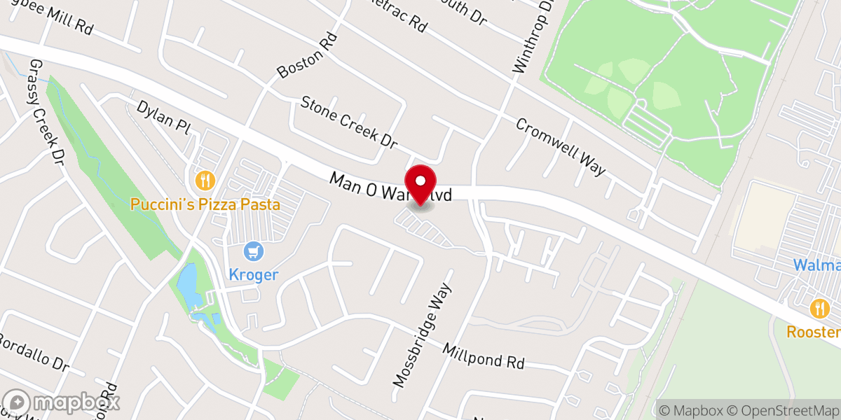 Map showing location of Trinity Christian Fellowship