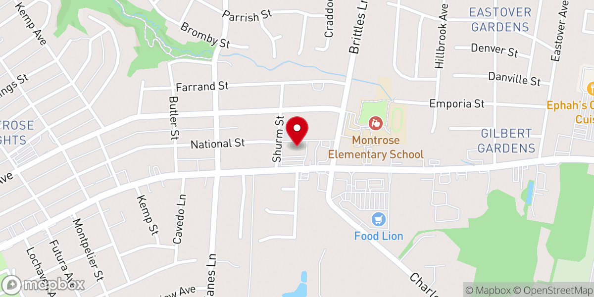 Map showing location of TLB Outreach for Christ Ministries