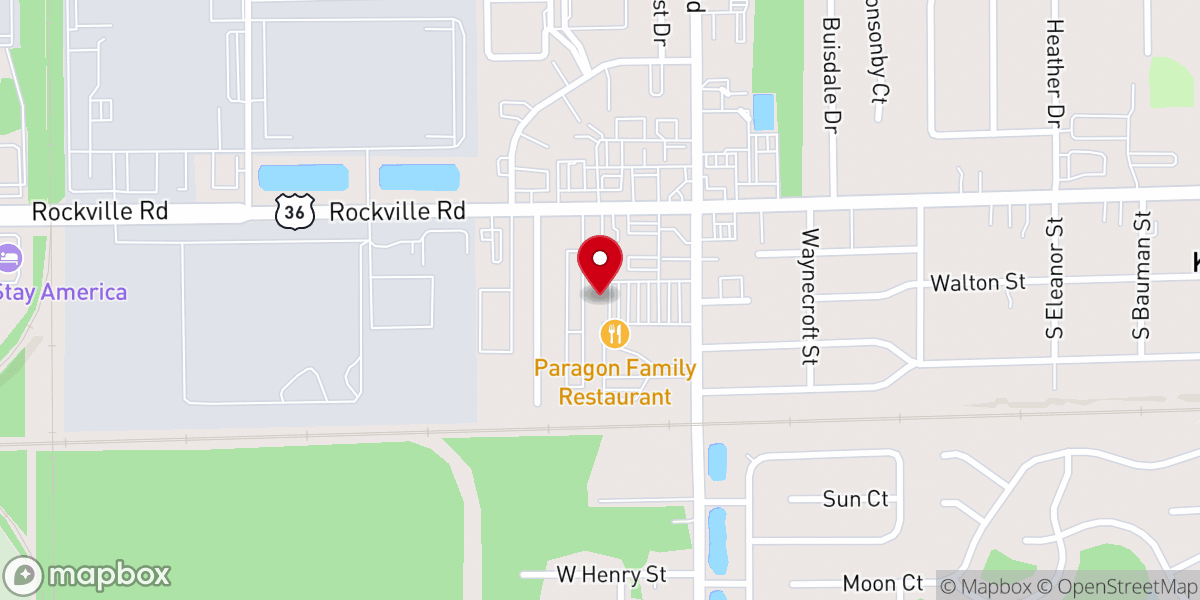 Map showing location of Flem Ministries