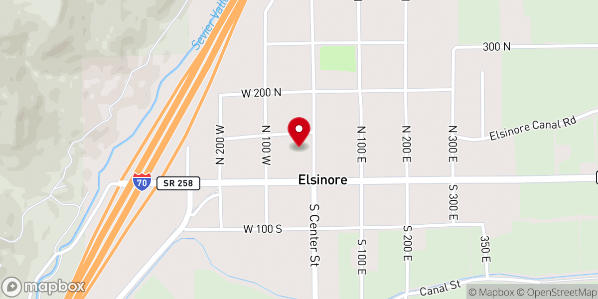 Map showing location of The Church of Jesus Christ of Latter-day Saints