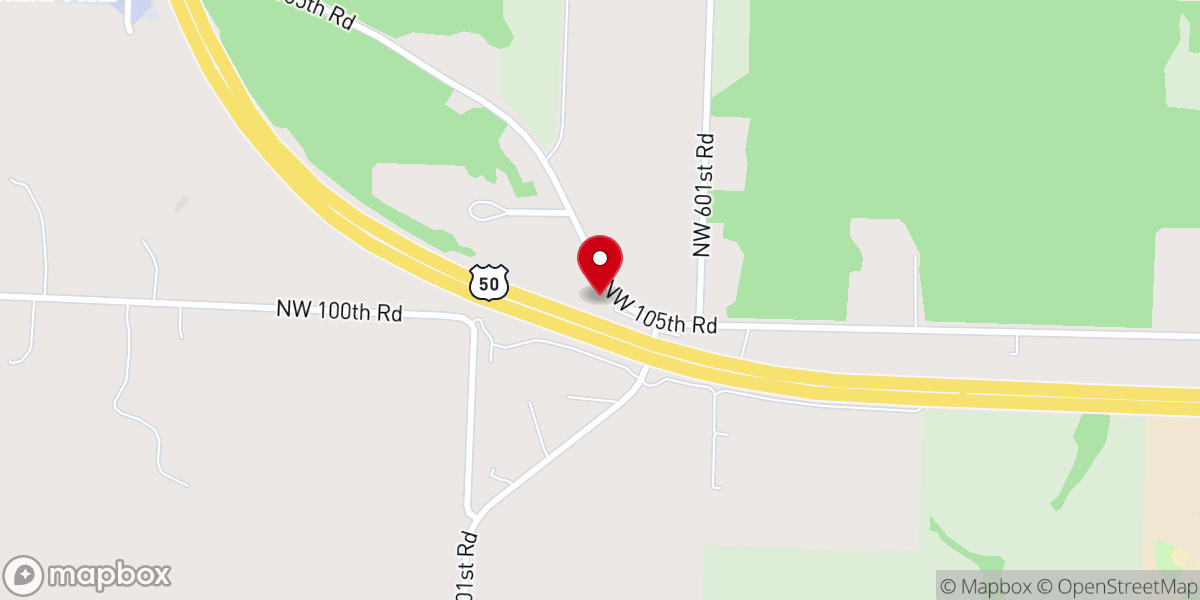 Map showing location of Church of Hope
